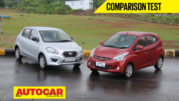 Hyundai Eon 1.0 vs Datsun Go video comparison